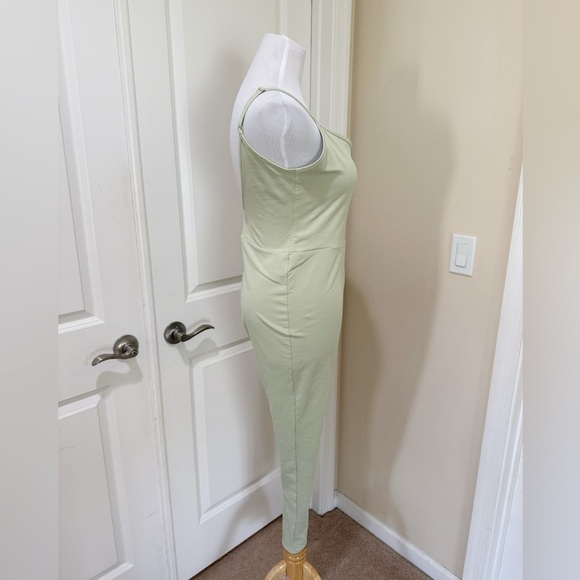 Reformation Emmy Limon Green One Piece Ecostretch Athleisure Jumpsuit Size Large - Picture 4 of 9